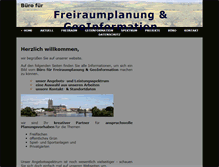 Tablet Screenshot of freiraumplaner.de